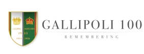 GALLIPOLI 100 GREY with shield logo